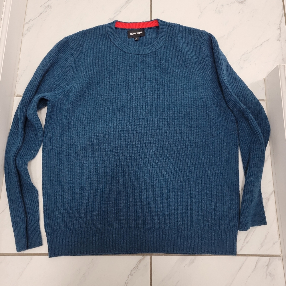Bonobos Merino Wool Donegal Crewneck Sweater